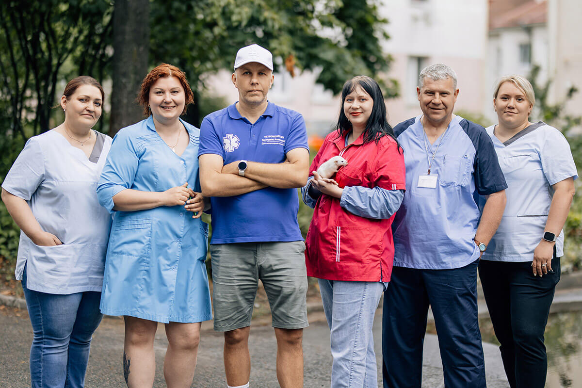 врачи ветеринарной клиники Здоровый питомец